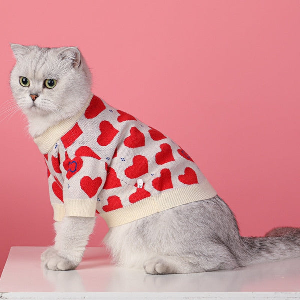 Tricot Pet Little Heart - Pet Croc