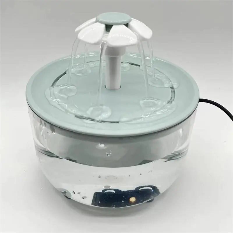 Automatic Water Fountain with Flower Filter