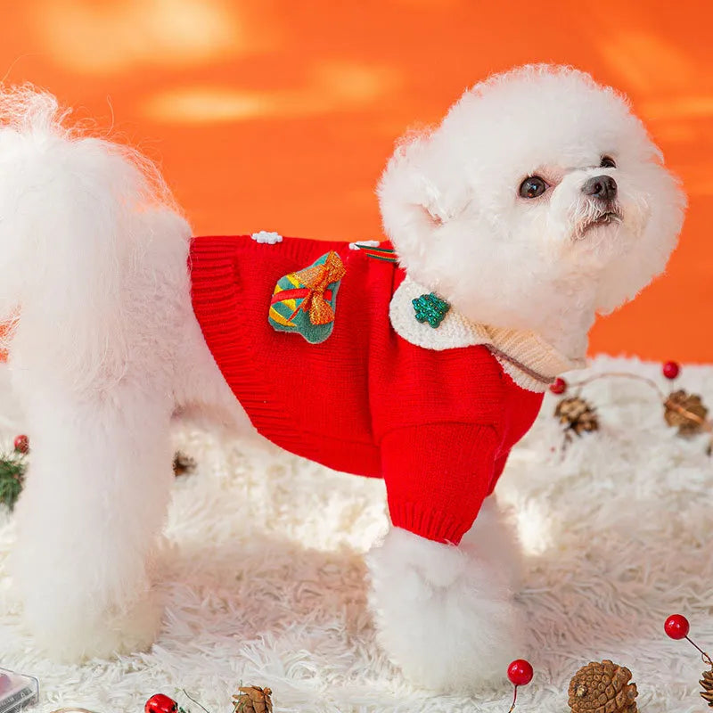 Adorable Christmas Knitted Pet 