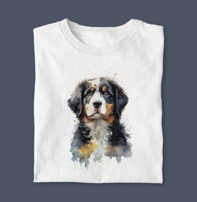 Camiseta Coração Valente Coleção Aquarela