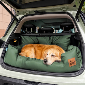 Assento de carro com cama para cachorro