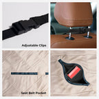 Car seat with bed for dogs