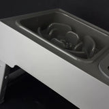 Alimentador bebedouro Comedouro Elevado Pet Regulavel Duplo Ergonômico Cachorro Olivini Home