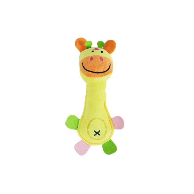 Brinquedo pet para Cachorro com apito - Pelúcia para Cães e Gatos – Animais Mágicos, Lavável