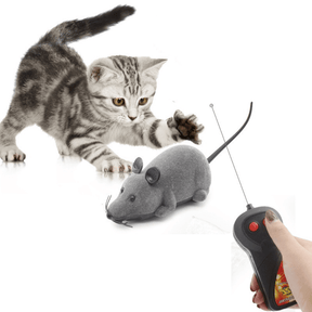 Brinquedo Rato de Controle Remoto para Gatos