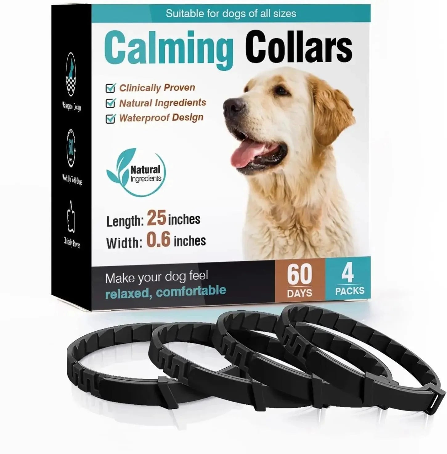 Coleira Anti Ansiedade Para Cães e Gatos Calming