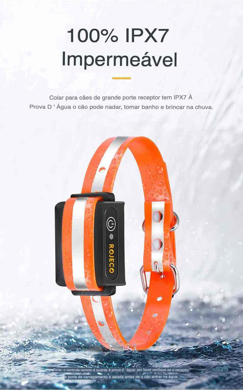 Adjustable Waterproof Training Collar with a Range of 1000m 