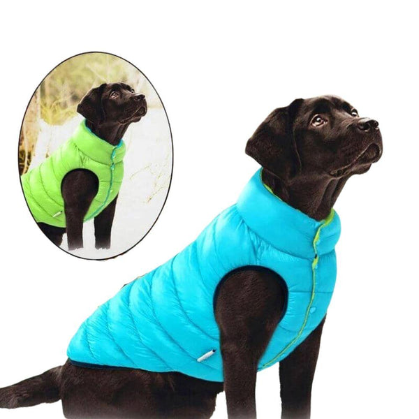 Colete de Frio para Cachorros - Dupla face e Impermeável - Pet Croc