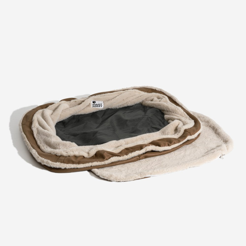 Dog Bed Cover - Large, warm bed for deep sleep.