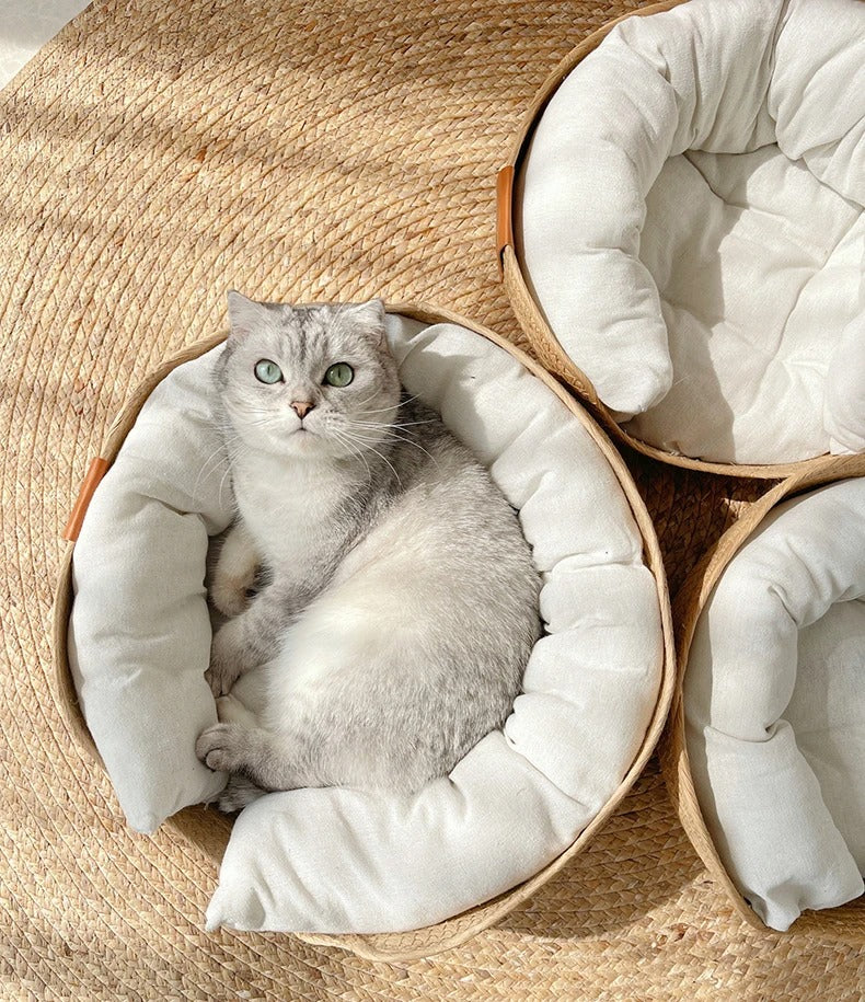 Cama Cesto com Almofada Pet