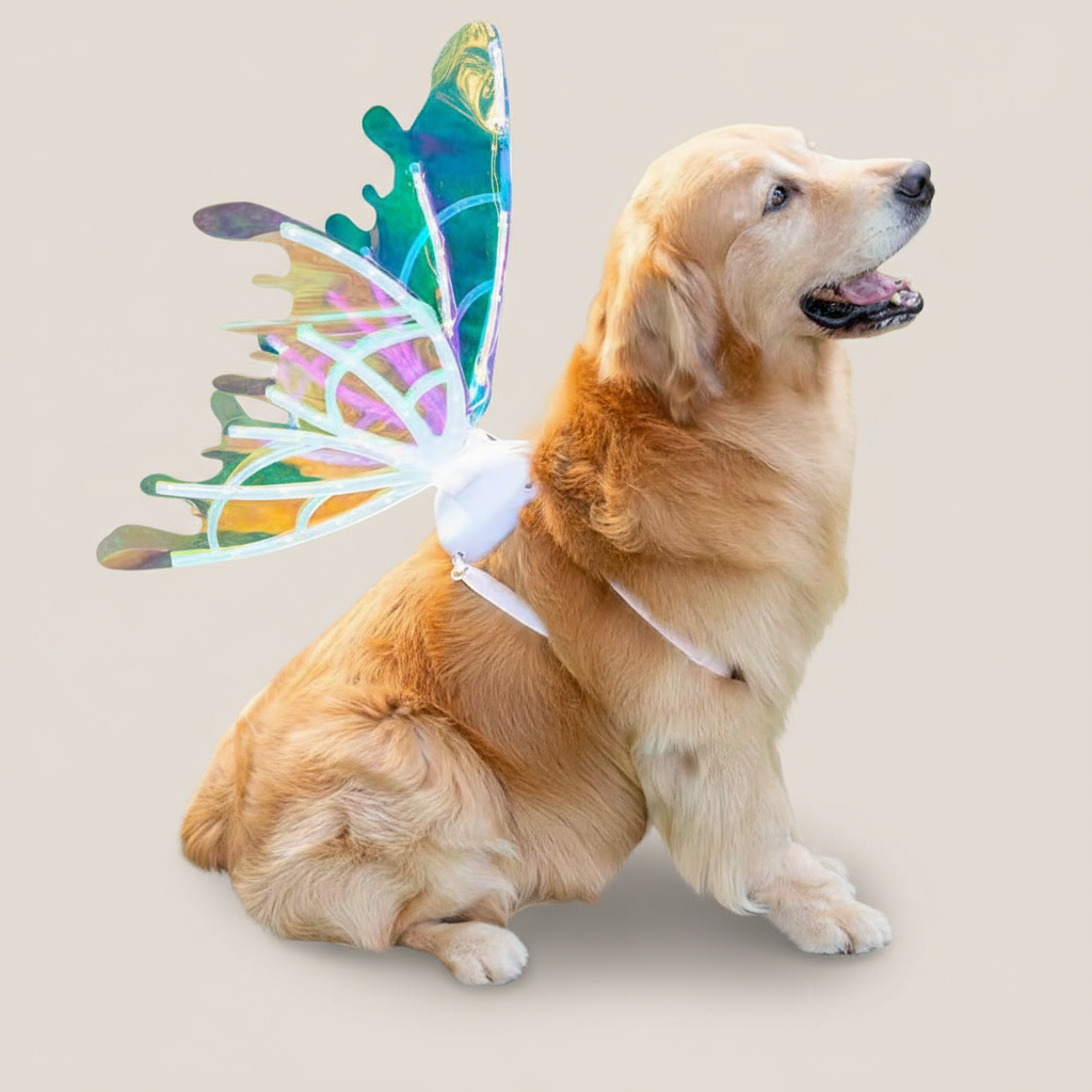 Asas de Borboleta Pet Brilhante