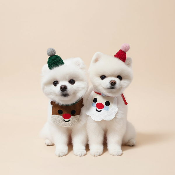 Babador Divertido de Natal para Cachorro e Gato - Pet Croc