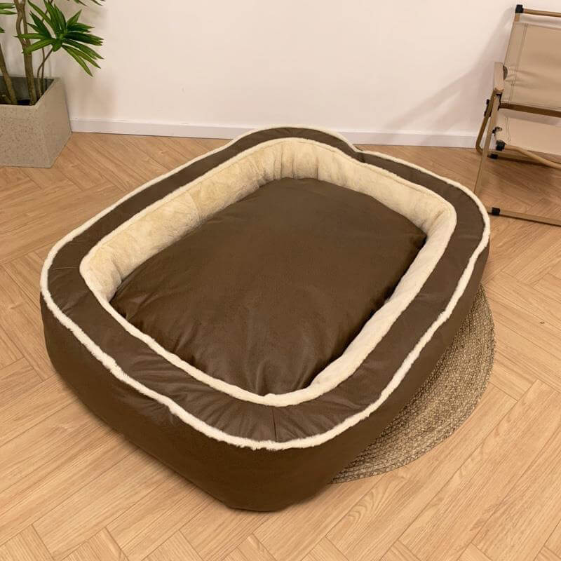 Capa de Cama para Cachorro - Cama grande e quente para dormir profundo