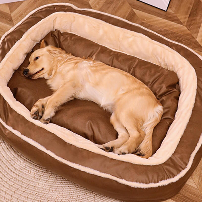 Capa de Cama para Cachorro - Cama grande e quente para dormir profundo