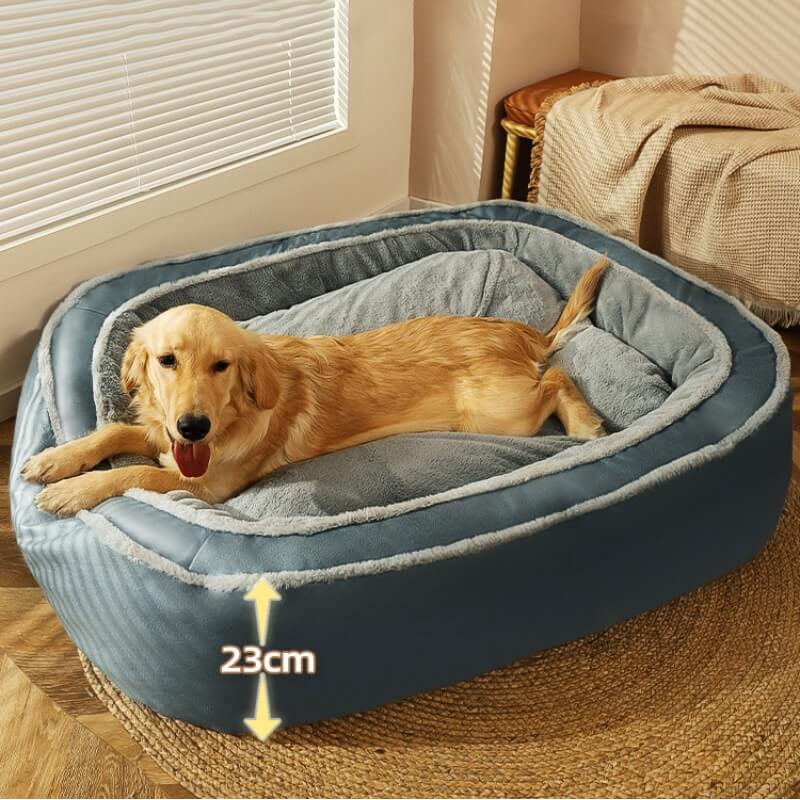 Capa de Cama para Cachorro - Cama grande e quente para dormir profundo