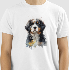 Camiseta Coração Valente Coleção Aquarela