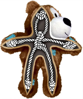 Brinquedo Pelúcia Kong Wild Bear - Urso de Pelúcia com corda Indestrutível
