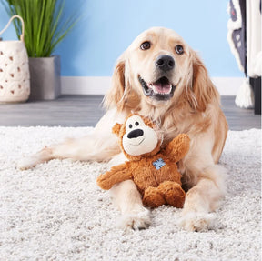 Brinquedo Pelúcia Kong Wild Bear - Urso de Pelúcia com corda Indestrutível