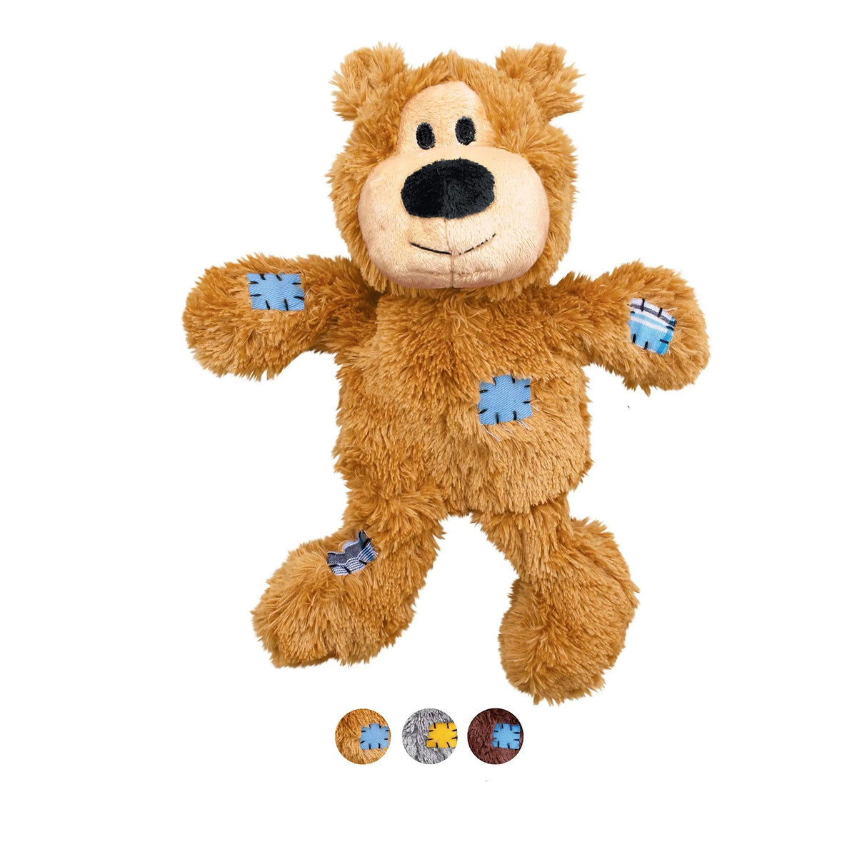 Brinquedo Pelúcia Kong Wild Bear - Urso de Pelúcia com corda Indestrutível
