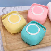 Esponja De Silicone Para Banho Com Dispenser 🇧🇷