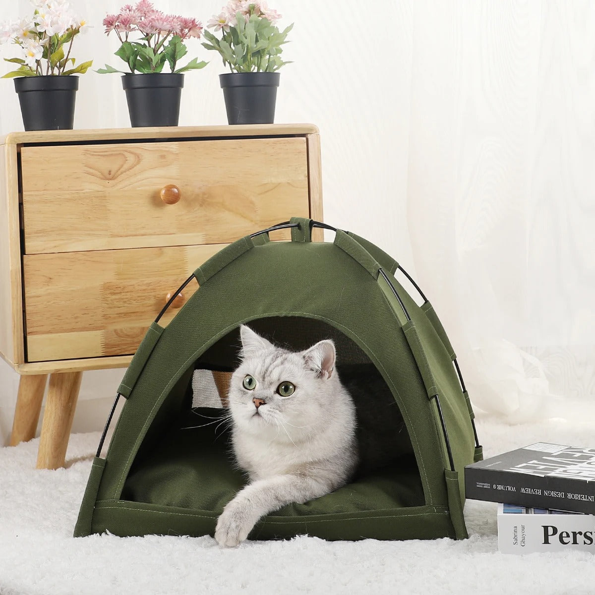 Cama Toca Barraca para Gato