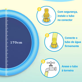 Piscina para Cachorro Chafariz