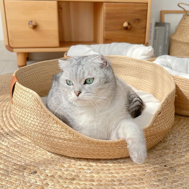 Cama Cesto com Almofada Pet