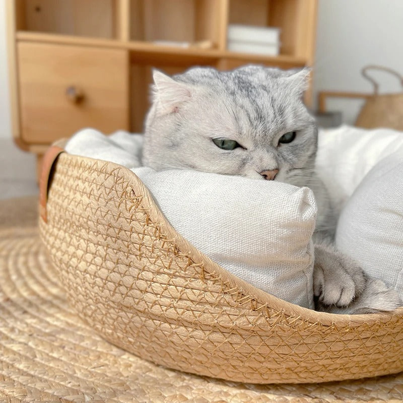 Cama Cesto com Almofada Pet