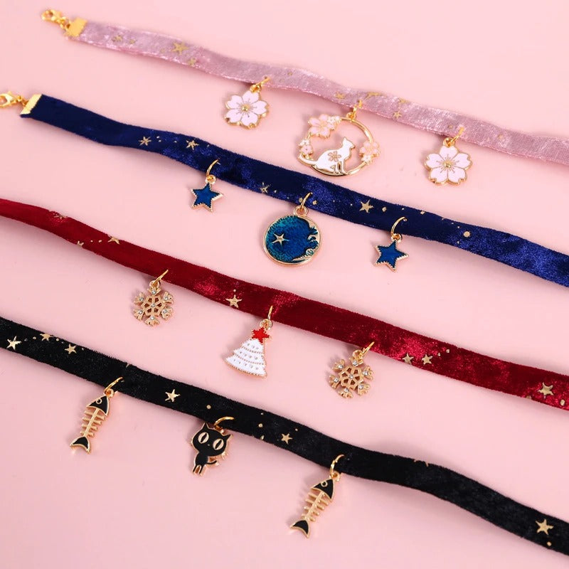 Colar Veludo Luxo