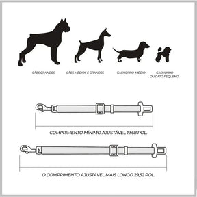 Cinto de Segurança para Pet