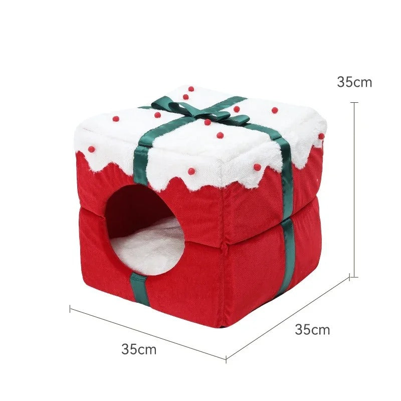 Cama Para Gato Caixa de Presente