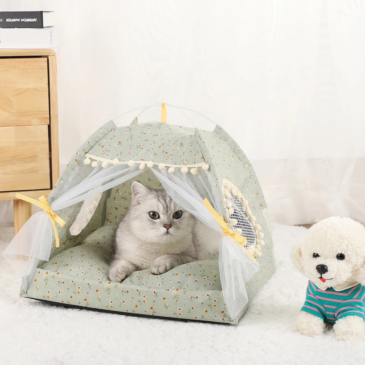 Cama Toca Barraca para Gato