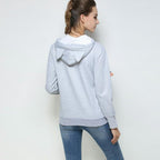 Kangaroo Hoodie with Paw Prints