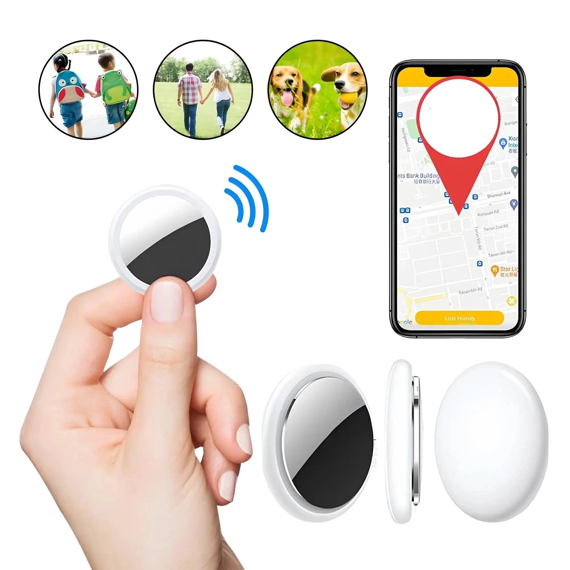 Mini Rastreador GPS Pet Air Tag 4.0 - Rastreador em Tempo Real