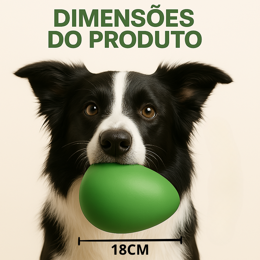 Brinquedo OvoCroc™ Maluco para Cães + Ebook Grátis