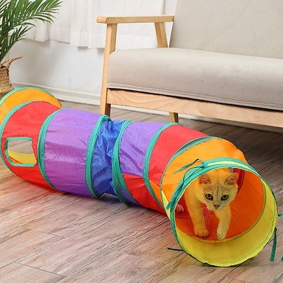 Gatolândia™: Túnel Divertido para Gatos - Pet Croc