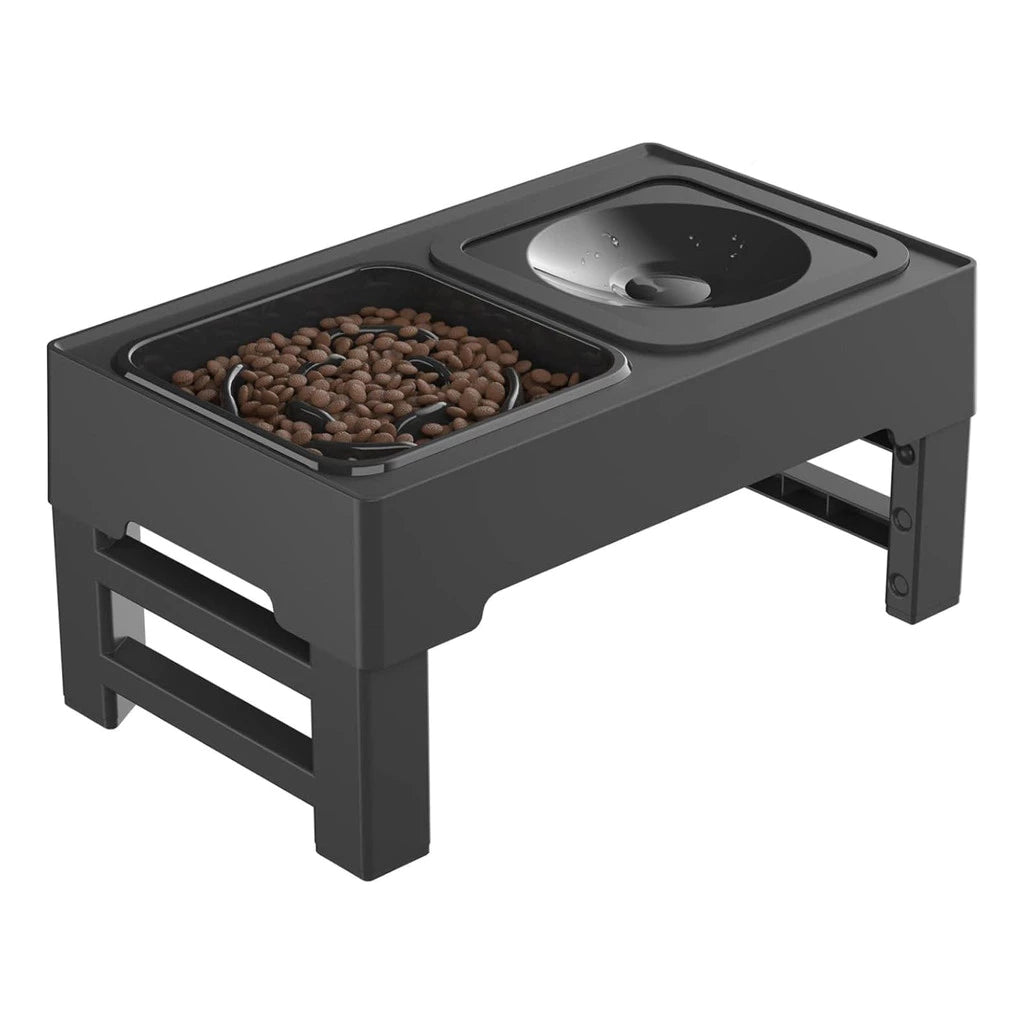 Alimentador bebedouro Comedouro Elevado Pet Regulavel Duplo Ergonômico Cachorro Olivini Home