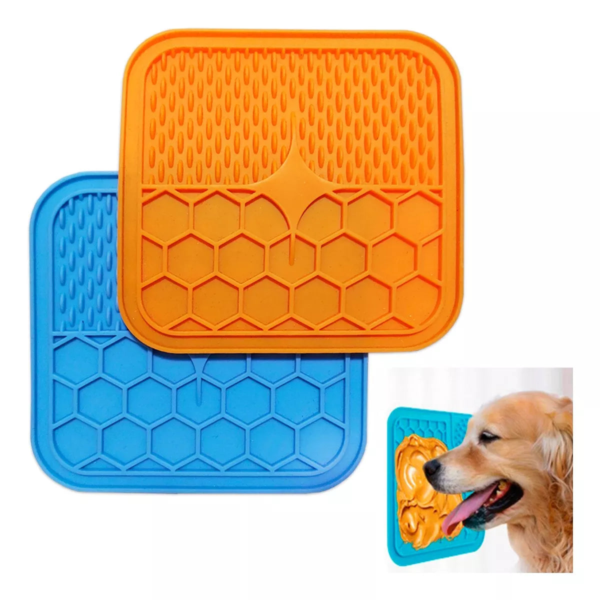LambeCroc™: Tapete de Lamber Cães e Gato Alimentação Lenta - Pet Croc 