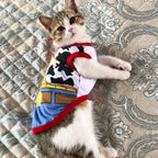 Cute Sphynx Cat Shirt Vest for Cats Gotas Summer Breathable Pet Clothes Clohting Katten Kedi mascotas Costume Dog Suit ropa para - Pet Croc 