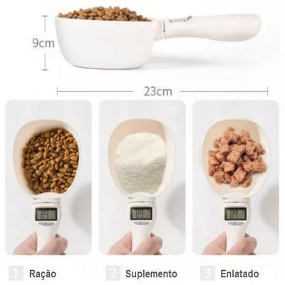 RaçãoTech™: Colher Medidora de Ração - Pet Croc 