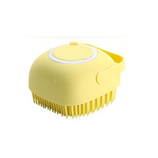 LavaLimpa™: Esponja de Silicone com Dispenser para Shampoo - Pet Croc 