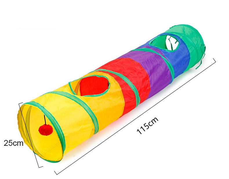 Gatolândia™: Túnel Divertido para Gatos - Pet Croc 