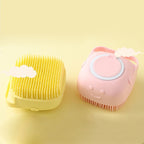LavaLimpa™: Esponja de Silicone com Dispenser para Shampoo - Pet Croc 