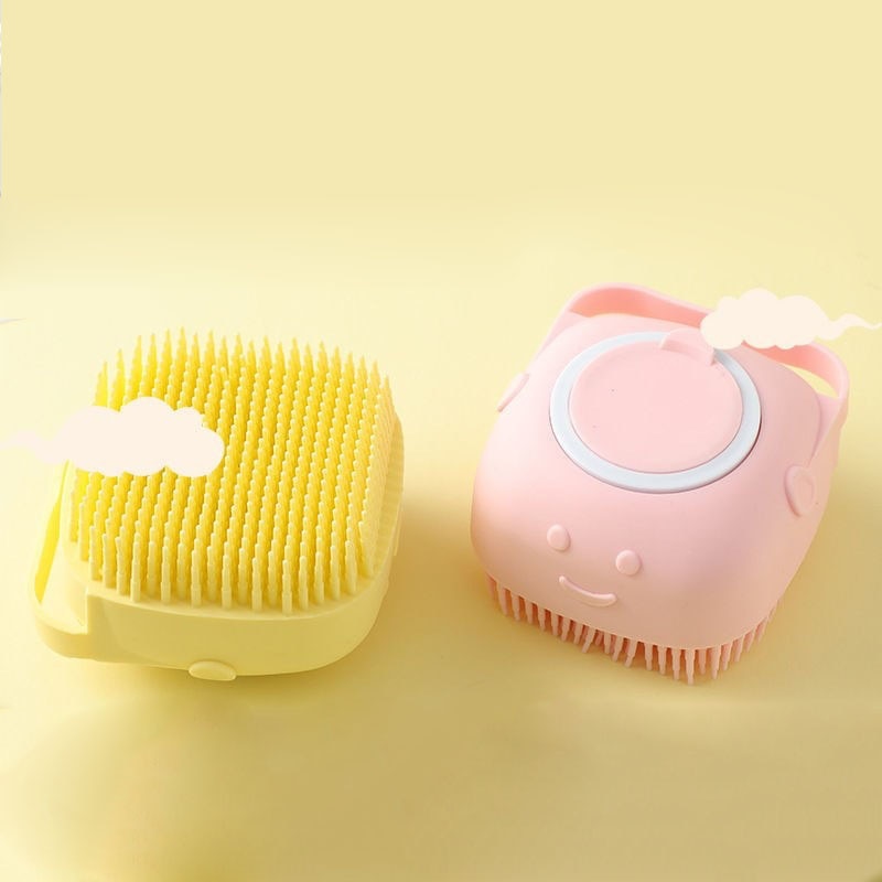 LavaLimpa™: Esponja de Silicone com Dispenser para Shampoo - Pet Croc 
