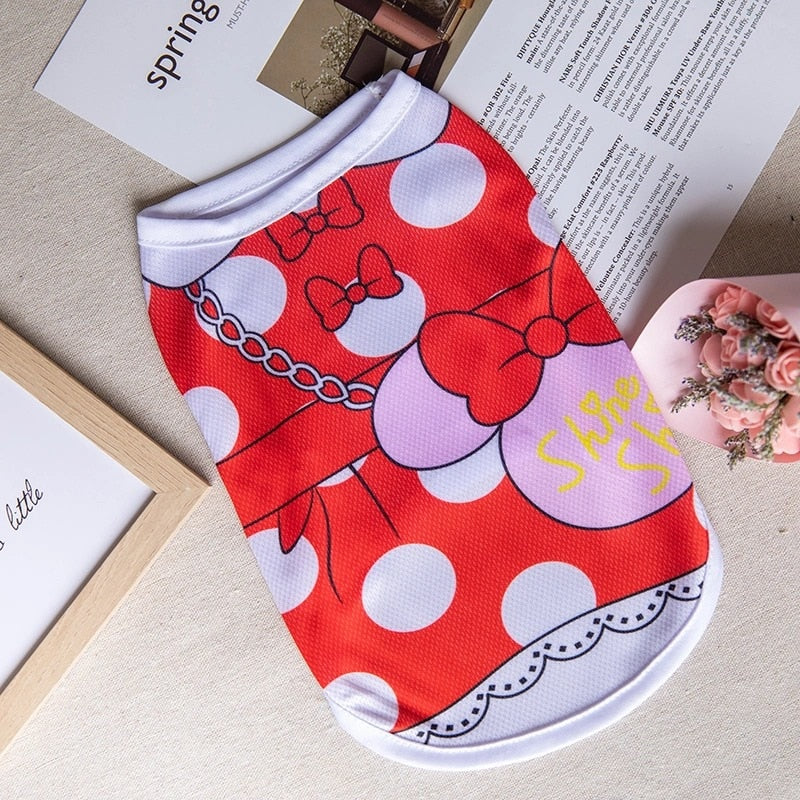 Cute Sphynx Cat Shirt Vest for Cats Gotas Summer Breathable Pet Clothes Clohting Katten Kedi mascotas Costume Dog Suit ropa para - Pet Croc 