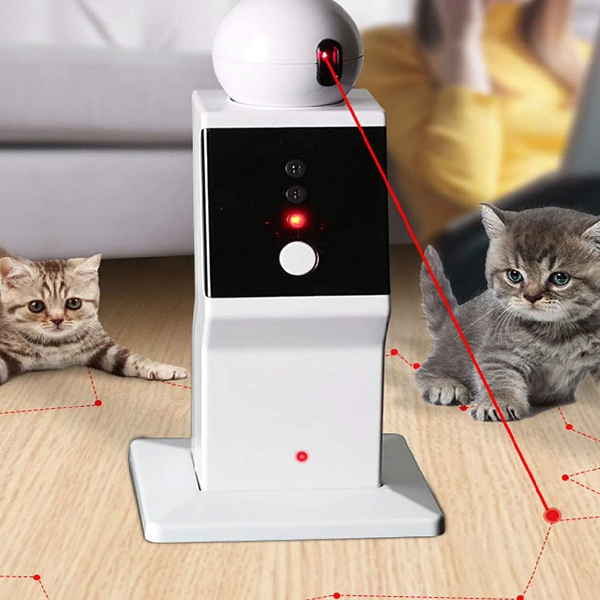 AutomaLaser™: Brinquedo de Laser Automático para Gatos - Pet Croc 